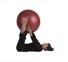 Triangle Pass with Exercise Ball
