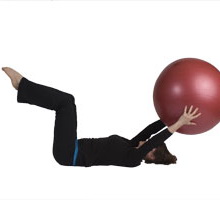 Triangle Pass with Exercise Ball